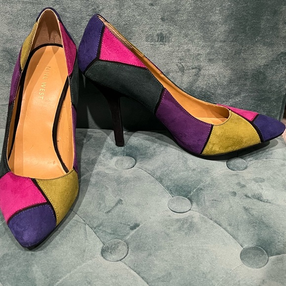 Nine West Color-Block Pumps - Picture 3 of 3